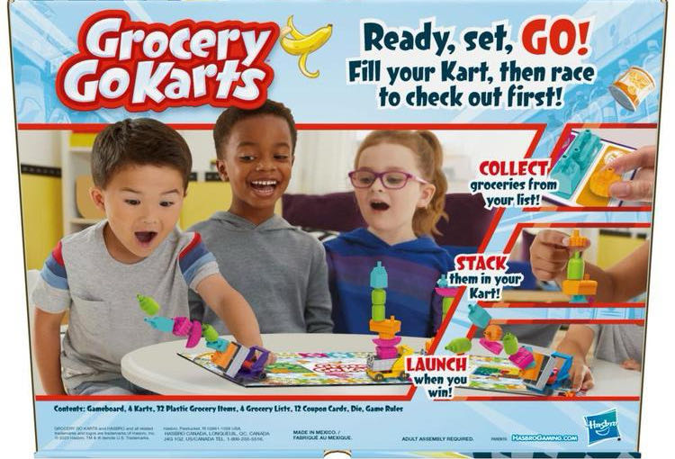 Grocery Go Karts  (2-4) board game collectible [Barcode 195166228150] - Main Image 2
