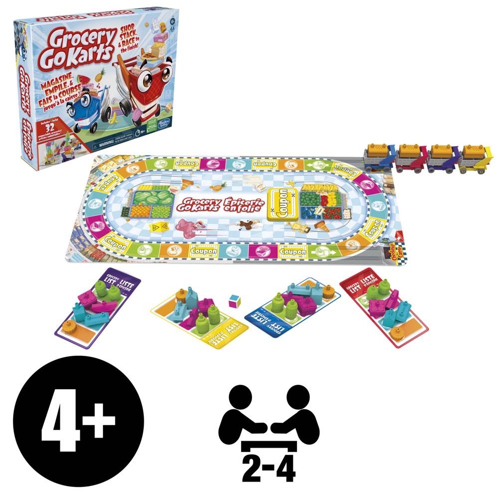 Grocery Go Karts  (2-4) board game collectible [Barcode 195166228150] - Main Image 3