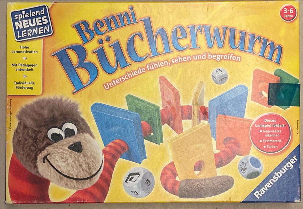 Benni Bücherwurm  (1-4) board game collectible [Barcode 4005556250684] - Main Image 2