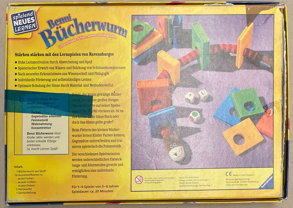 Benni Bücherwurm  (1-4) board game collectible [Barcode 4005556250684] - Main Image 3