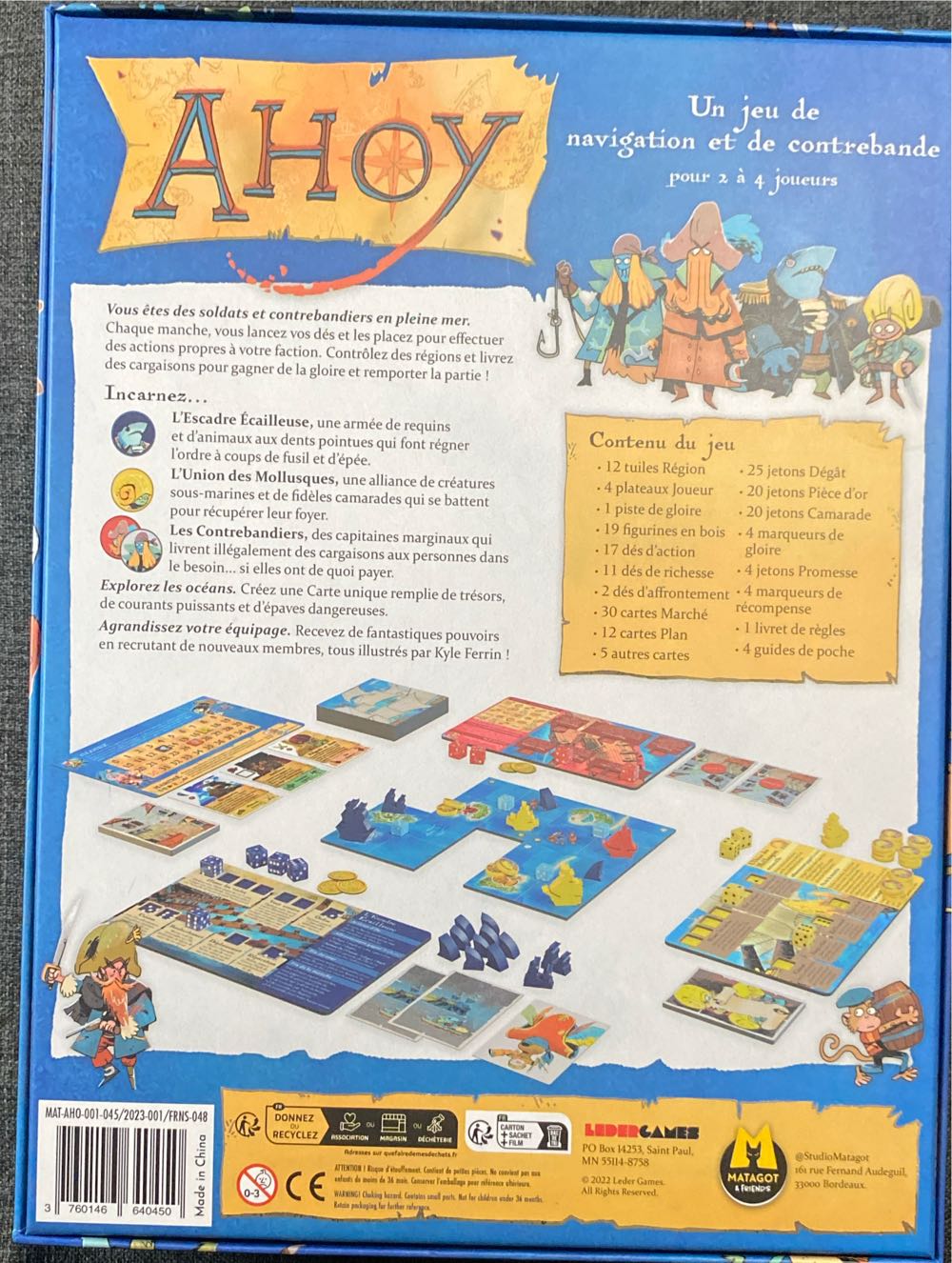Ahoy  board game collectible [Barcode 3760146640450] - Main Image 2