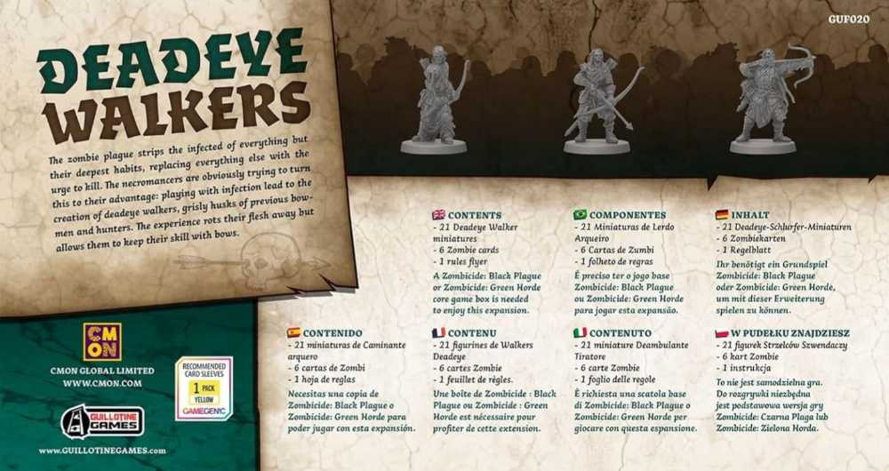 Deadeye Walkers  (1-6) board game collectible - Main Image 2