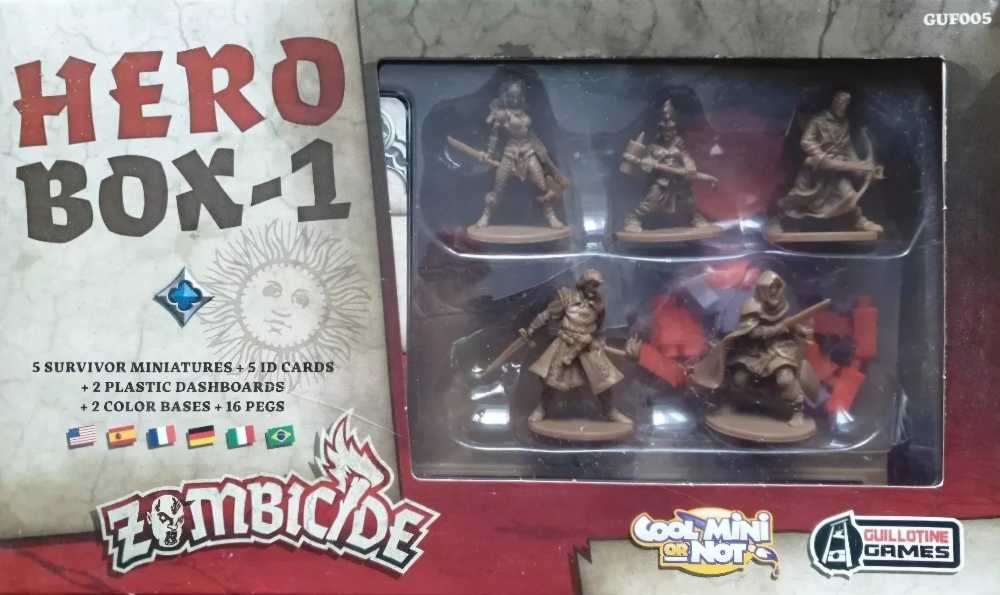 Zombicide: Black Plague - Hero Box 1  (1-6) board game collectible - Main Image 2