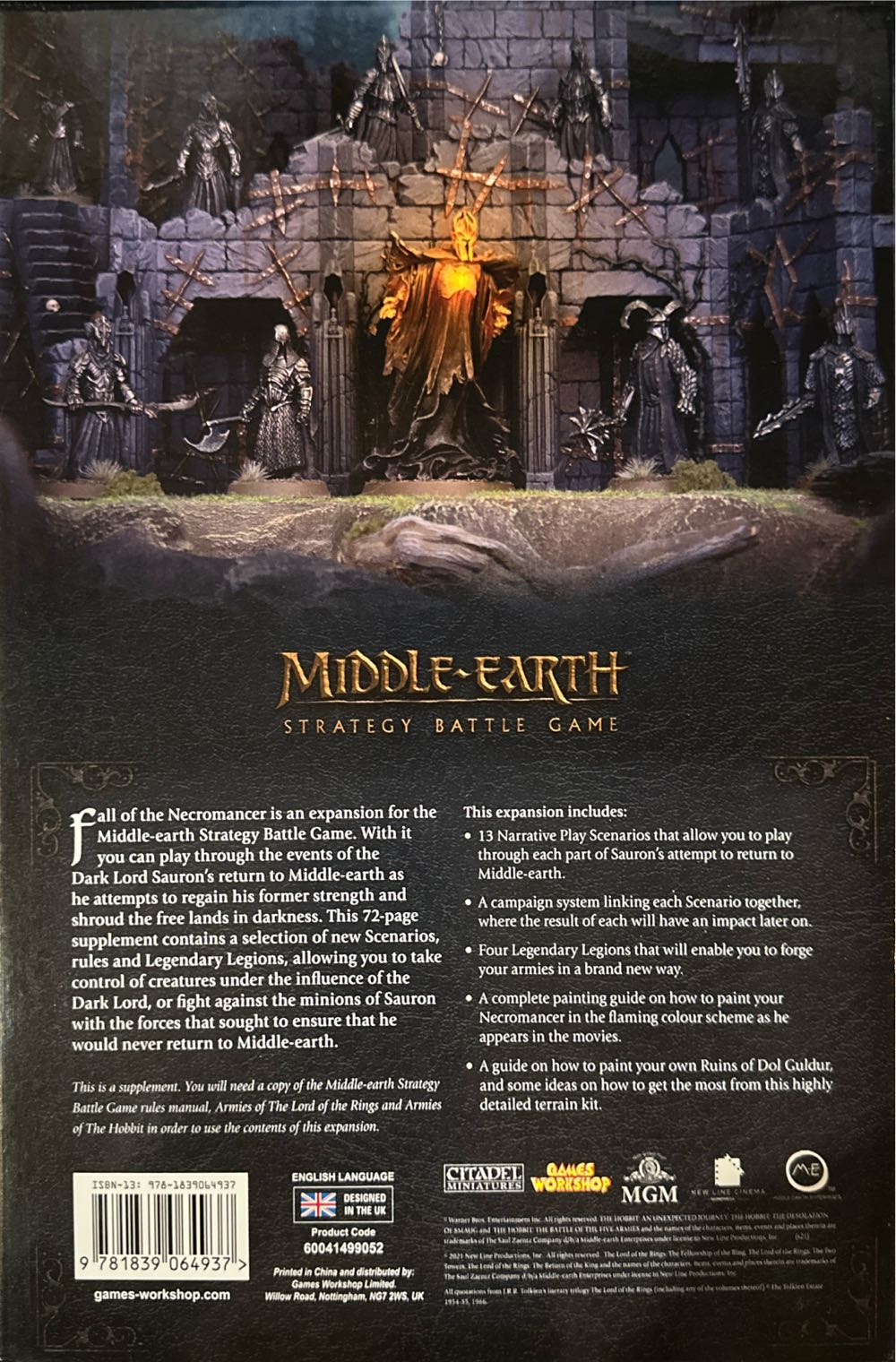 Middle-Earth Strategy Battle Game - Fall Of The Necromancer  board game collectible [Barcode 9781839064937] - Main Image 2