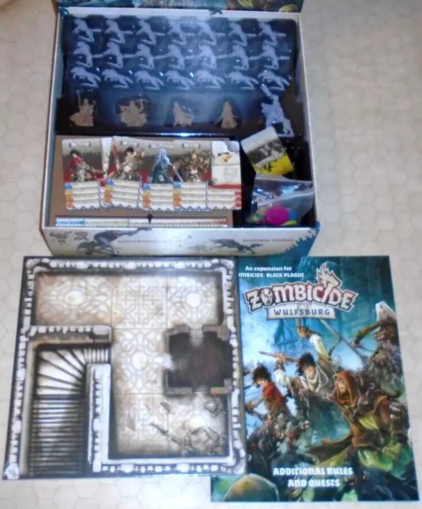 Zombicide: Black Plague - Wulfsburg  (1-10) board game collectible - Main Image 4