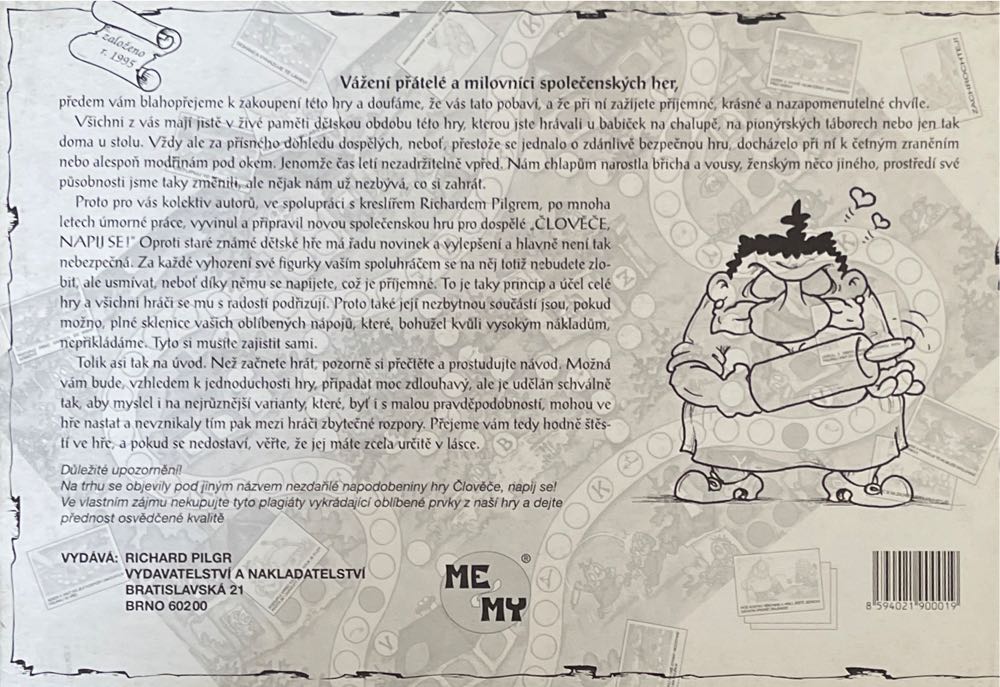 Člověče, napij se!  (2-6) board game collectible [Barcode 8594021900019] - Main Image 2