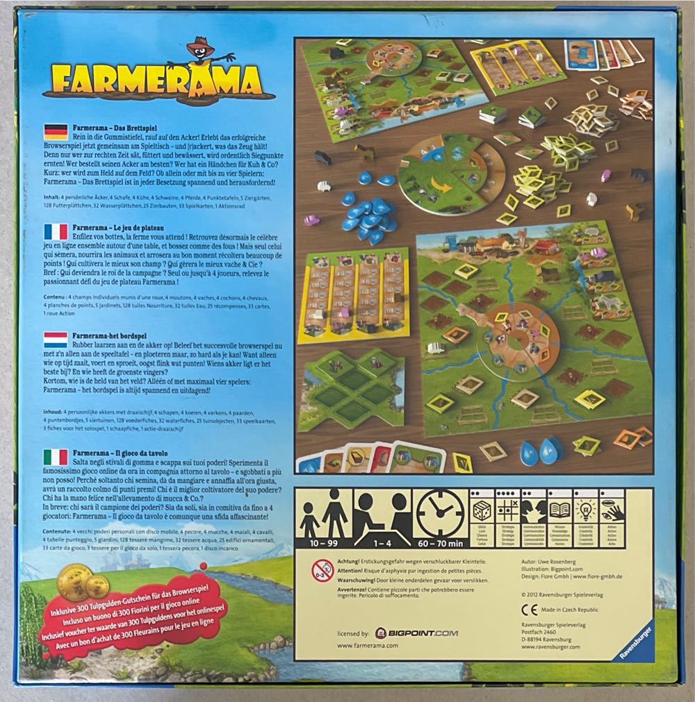 Farmerama  (1-4) board game collectible [Barcode 4000556265744] - Main Image 2
