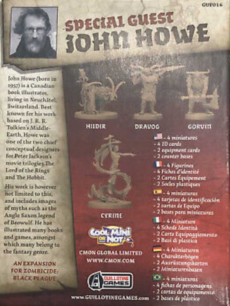 Zombicide: Special Guest - John Howe  (1-6) board game collectible - Main Image 2