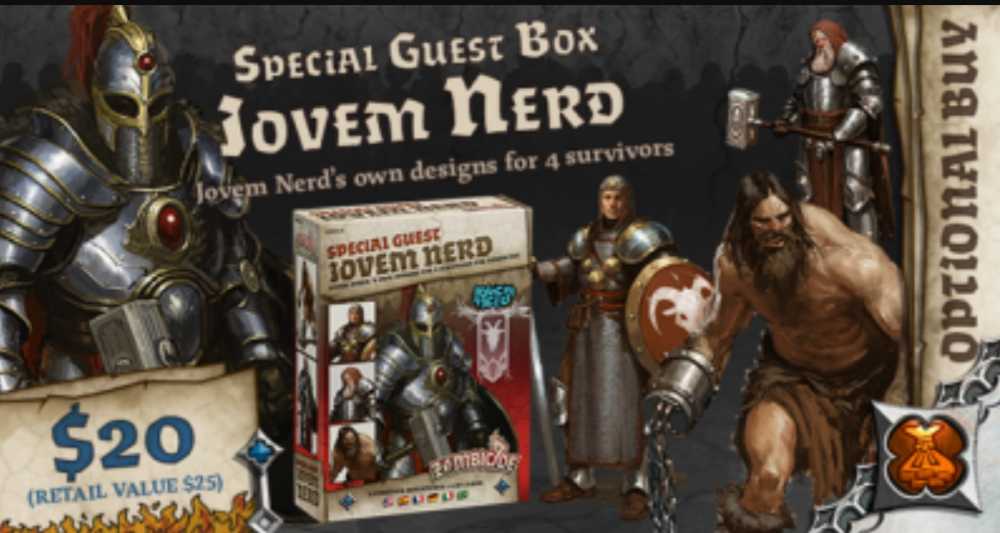Zombicide Special Guest Jovem Nerd  (1-6) board game collectible - Main Image 4