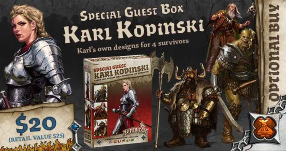 Zombicide Special Guest Karl Kopinski  (1-6) board game collectible - Main Image 4