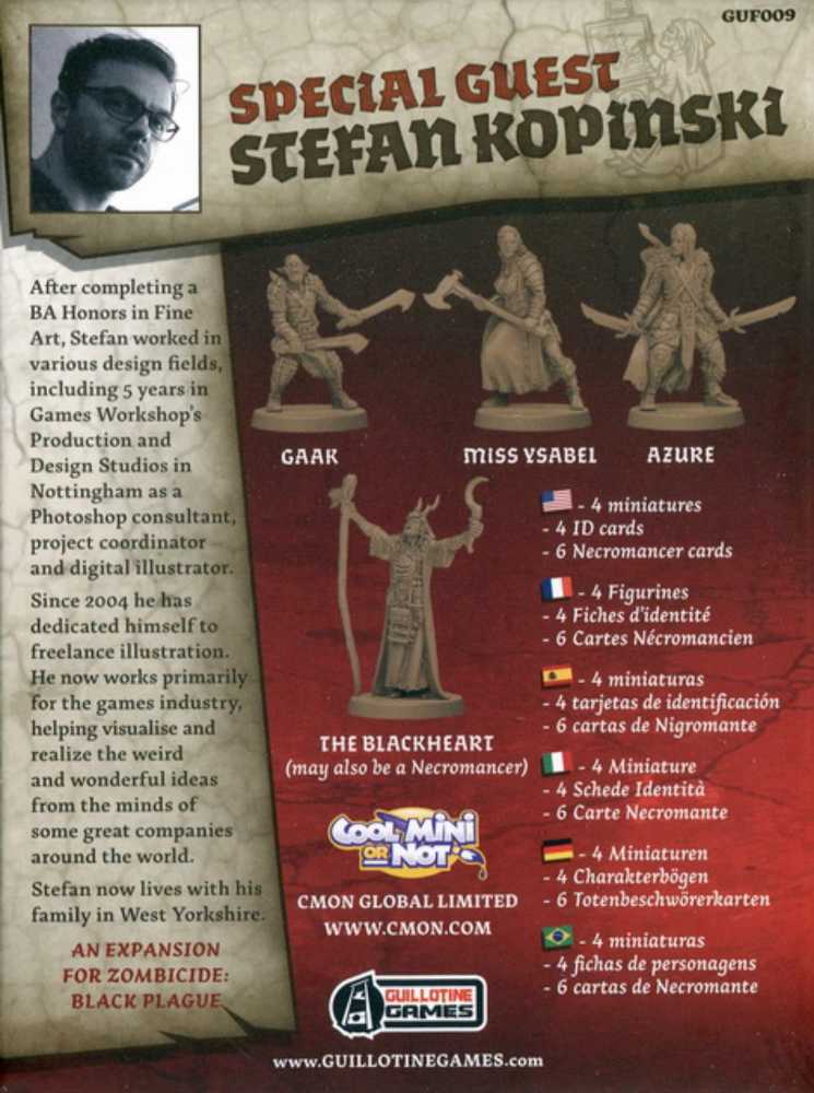 Zombicide: Special Guest - Stefan Kopinski  (1-6) board game collectible - Main Image 2