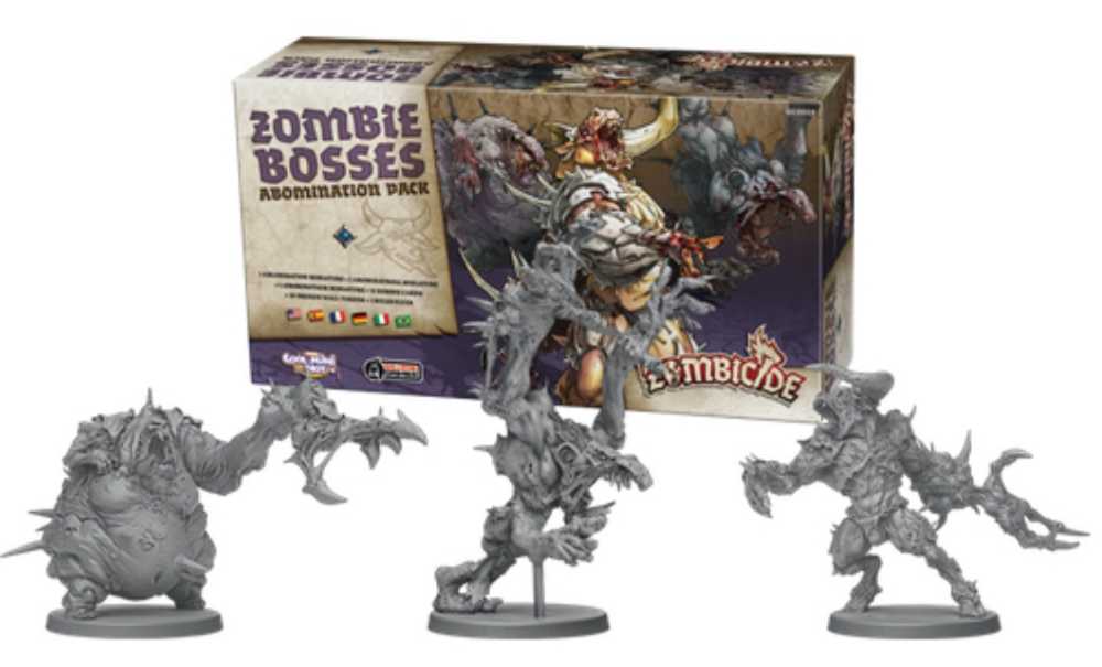 Zombicide: Black Plague - Zombie Bosses Abomination Pack  (1-6) board game collectible - Main Image 3