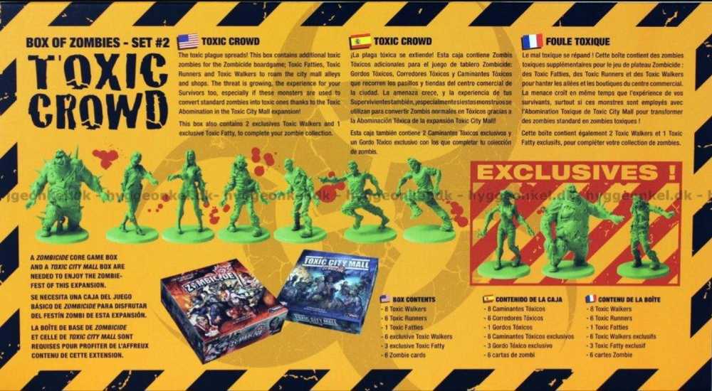 Zombicide: Box Of Zombies - Set #2: Toxic Crowd  (1-6) board game collectible - Main Image 2