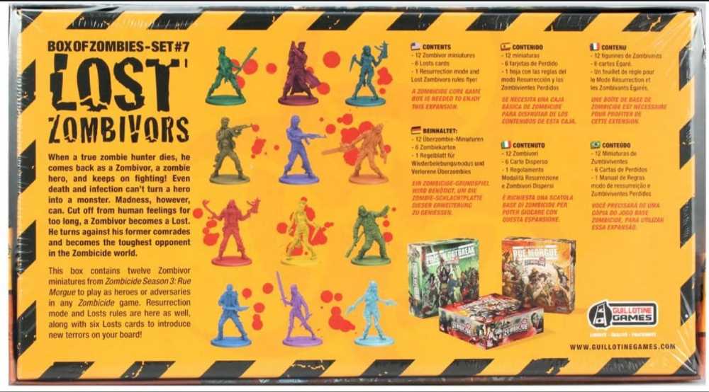 Zombicide: Box Of Zombies - Set #7: Lost Zombivors  (1-12) board game collectible - Main Image 2