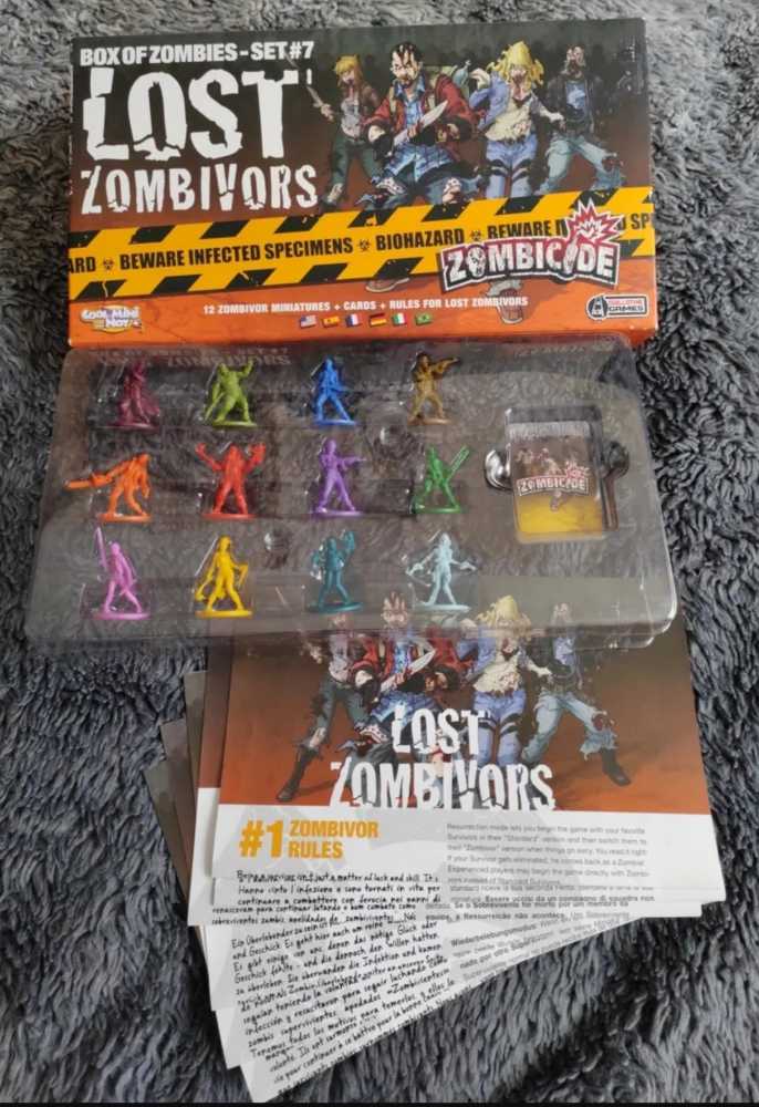 Zombicide: Box Of Zombies - Set #7: Lost Zombivors  (1-12) board game collectible - Main Image 3