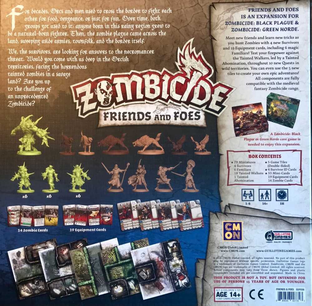 Zombicide: Green Horde - Friends and Foes  (1-6) board game collectible - Main Image 2