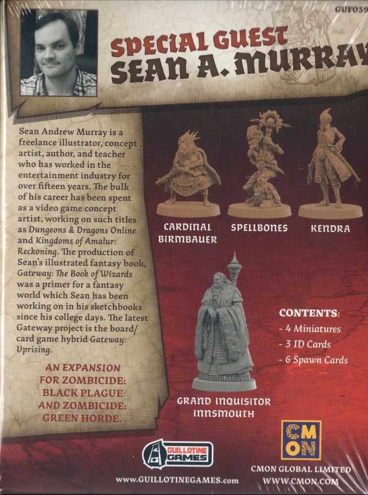 Zombicide: Special Guest - Sean A. Murray  (1-6) board game collectible - Main Image 2