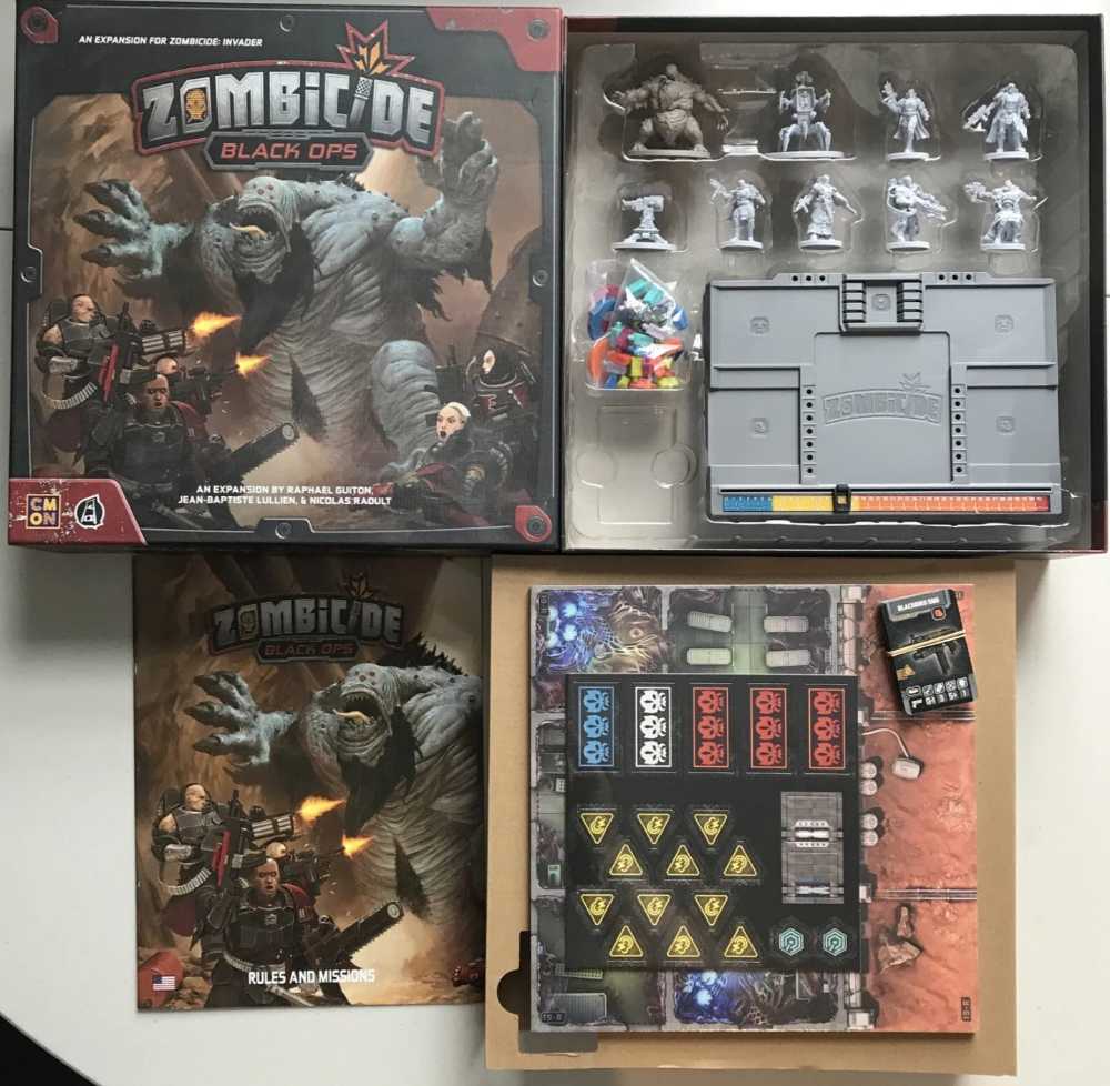 Zombicide: Invader - Black Ops + KS Exclusives  (1-12) board game collectible - Main Image 3