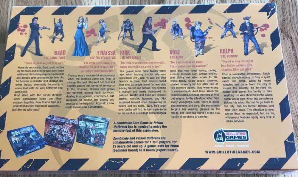 Zombicide: Set #2 - Survivors & Zombivores  (1-6) board game collectible - Main Image 2