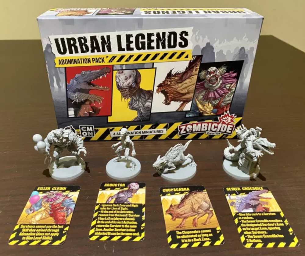 Zombicide: 2nd Edition - Urban Legends Abominations  (1-6) board game collectible - Main Image 3