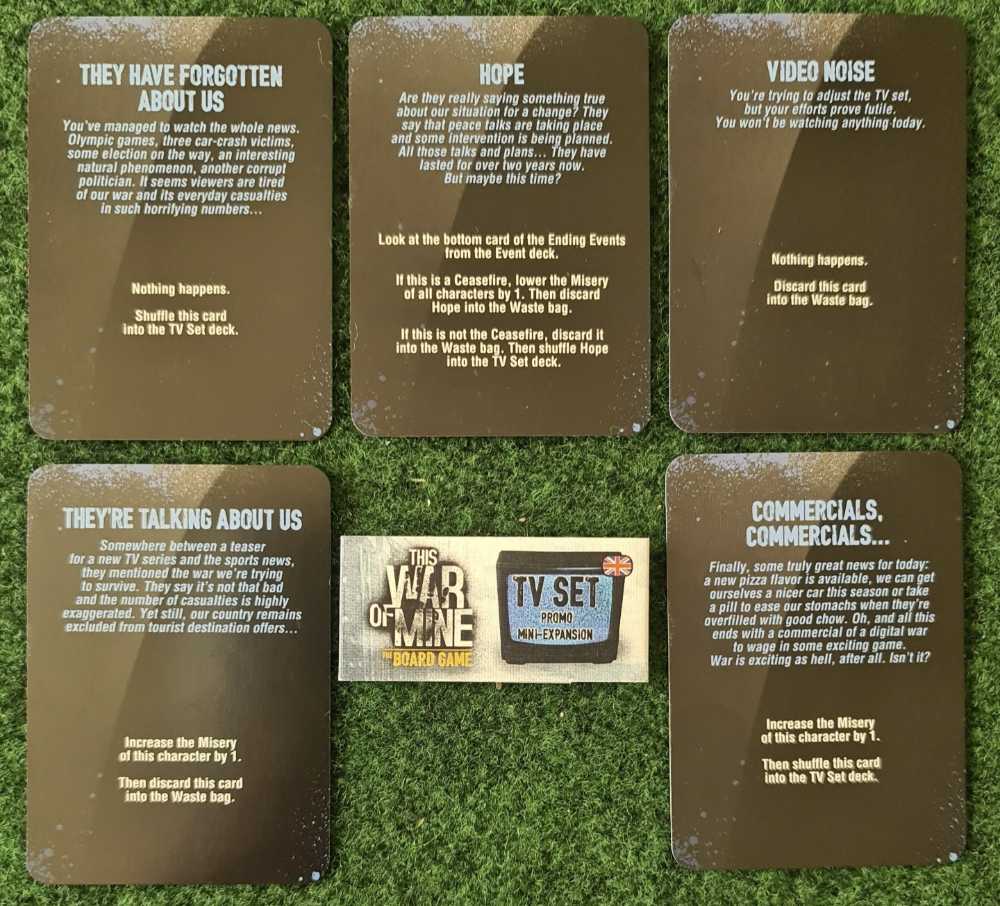 This War Of Mine: TV Set Promo Expansion  (1-6) board game collectible - Main Image 3