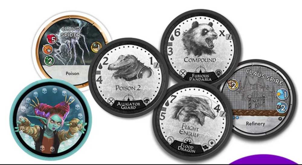 Too Many Bones: Promo Pack 2020  (1-4) board game collectible - Main Image 3