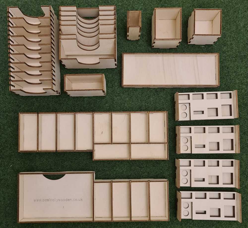 Trickerion: Basically Wooden Game Organizer  (1-4) board game collectible - Main Image 3