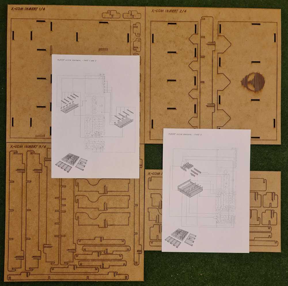 X-Com: e-Raptor Insert  (1-4) board game collectible - Main Image 3