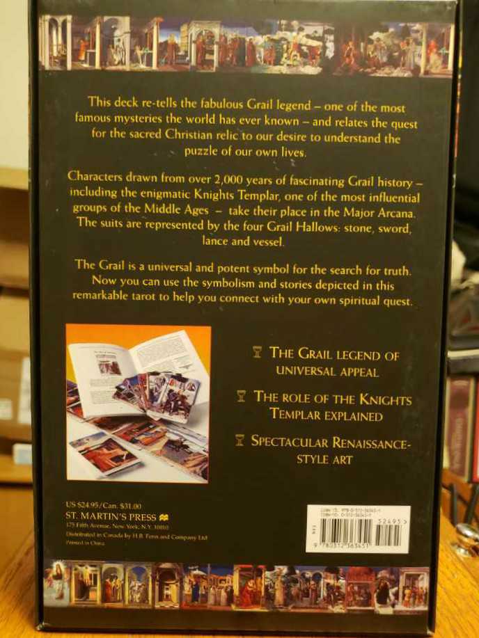 The Grail Tarot: A Templar Vision  board game collectible [Barcode 9780312363451] - Main Image 2