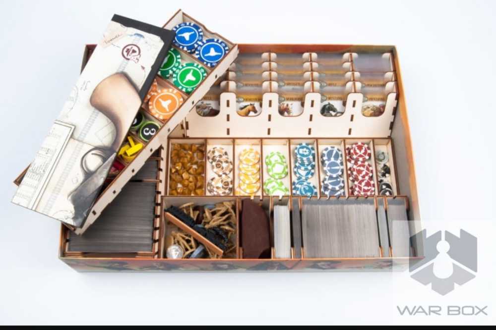 Western Legends: Warbox.pl Wooden Organizer  (2-6) board game collectible - Main Image 2