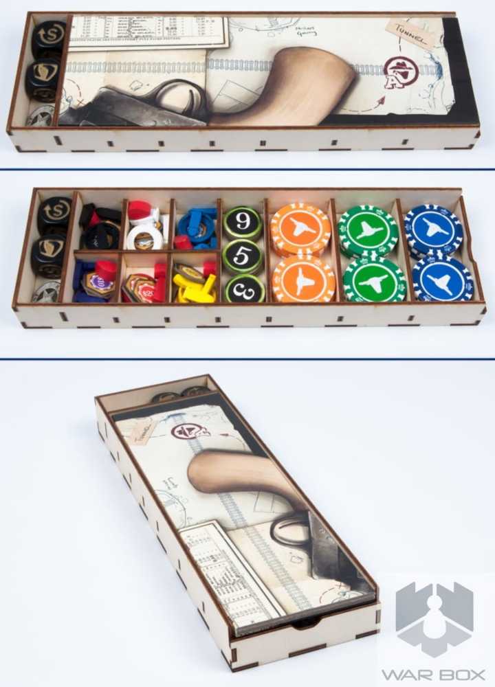 Western Legends: Warbox.pl Wooden Organizer  (2-6) board game collectible - Main Image 3