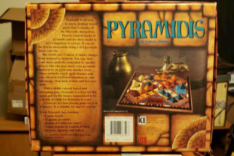 Pyramidis Ice Board Games  board game collectible [Barcode 9781558063563] - Main Image 2