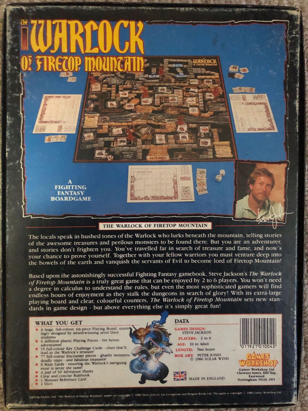 The Warlock Of Firetop Mountain   (2-6) board game collectible [Barcode 5011921002115] - Main Image 2