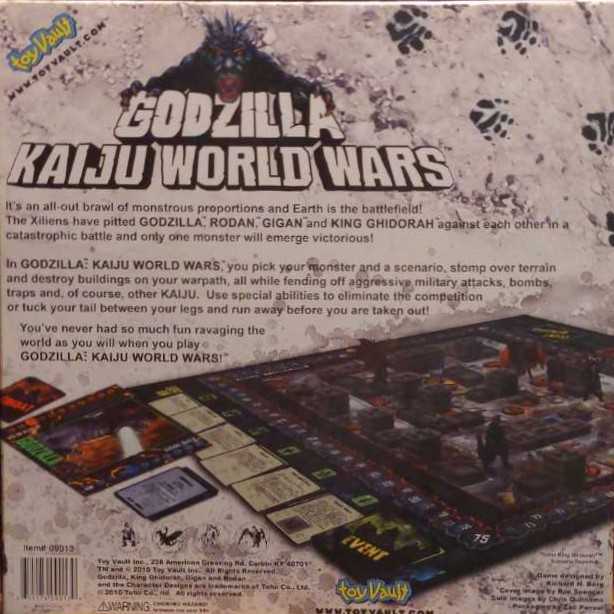 Godzilla Kaiju World Wars Richard Berg Toy Vault  board game collectible [Barcode 651174090139] - Main Image 2