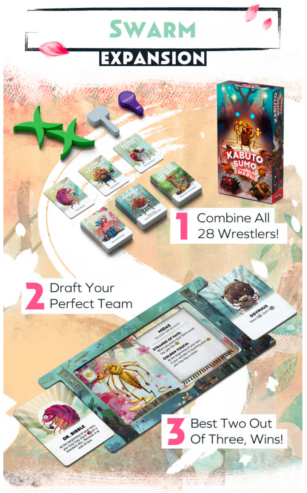 Kabuto Sumo: Swarm  board game collectible - Main Image 2