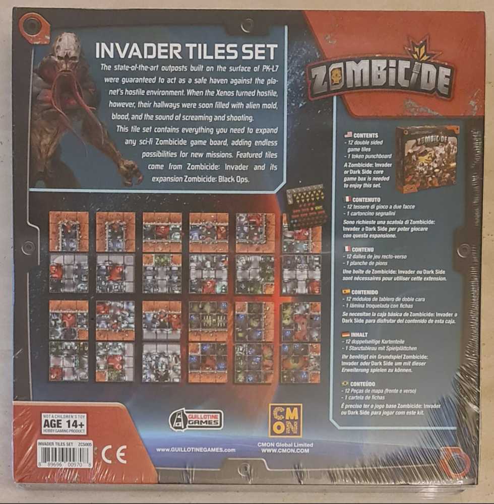 Zombicide: Invader - Tile Set  (1-6) board game collectible - Main Image 2