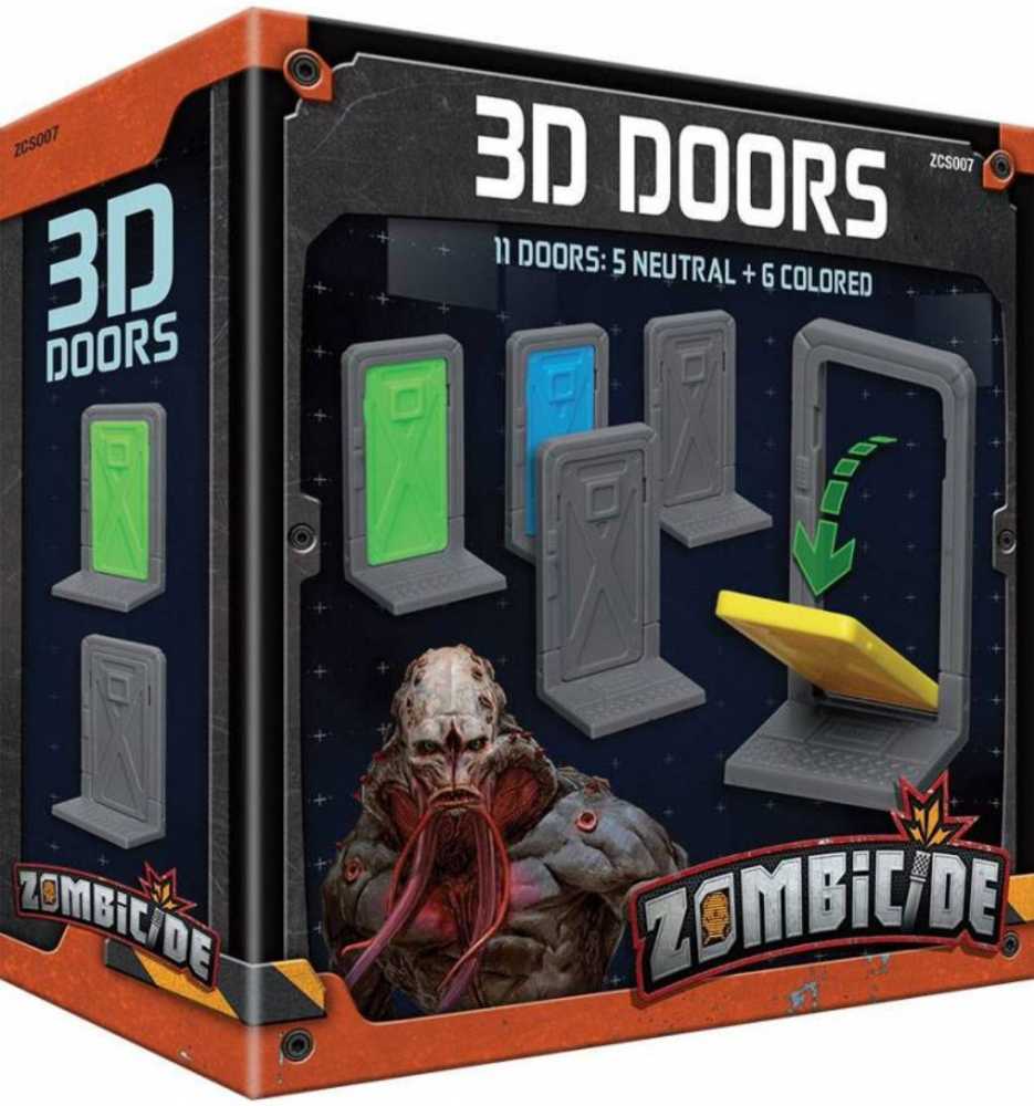 Zombicide: Invader - 3D Doors  (1-6) board game collectible - Main Image 4