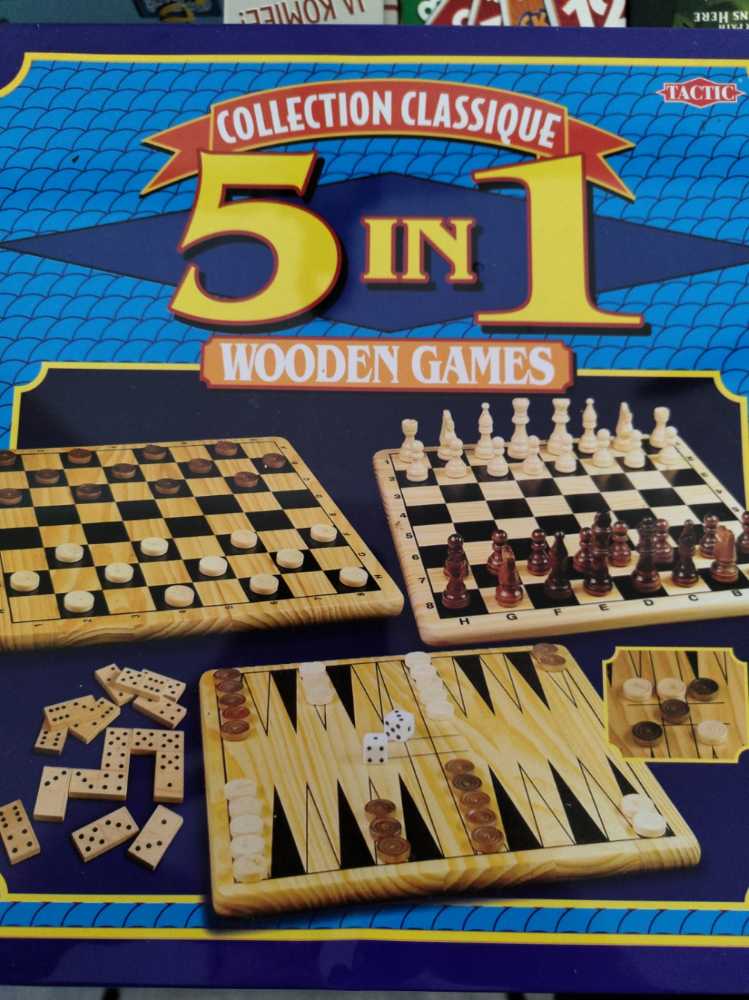 Tacet. 5 Games In One Box  (2+) board game collectible [Barcode 6416739140063] - Main Image 2