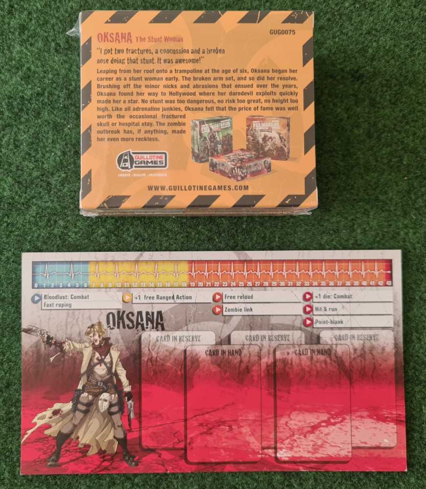 Zombicide: Oksana Promo Character (KS Exclusive)  (1-6) board game collectible - Main Image 2