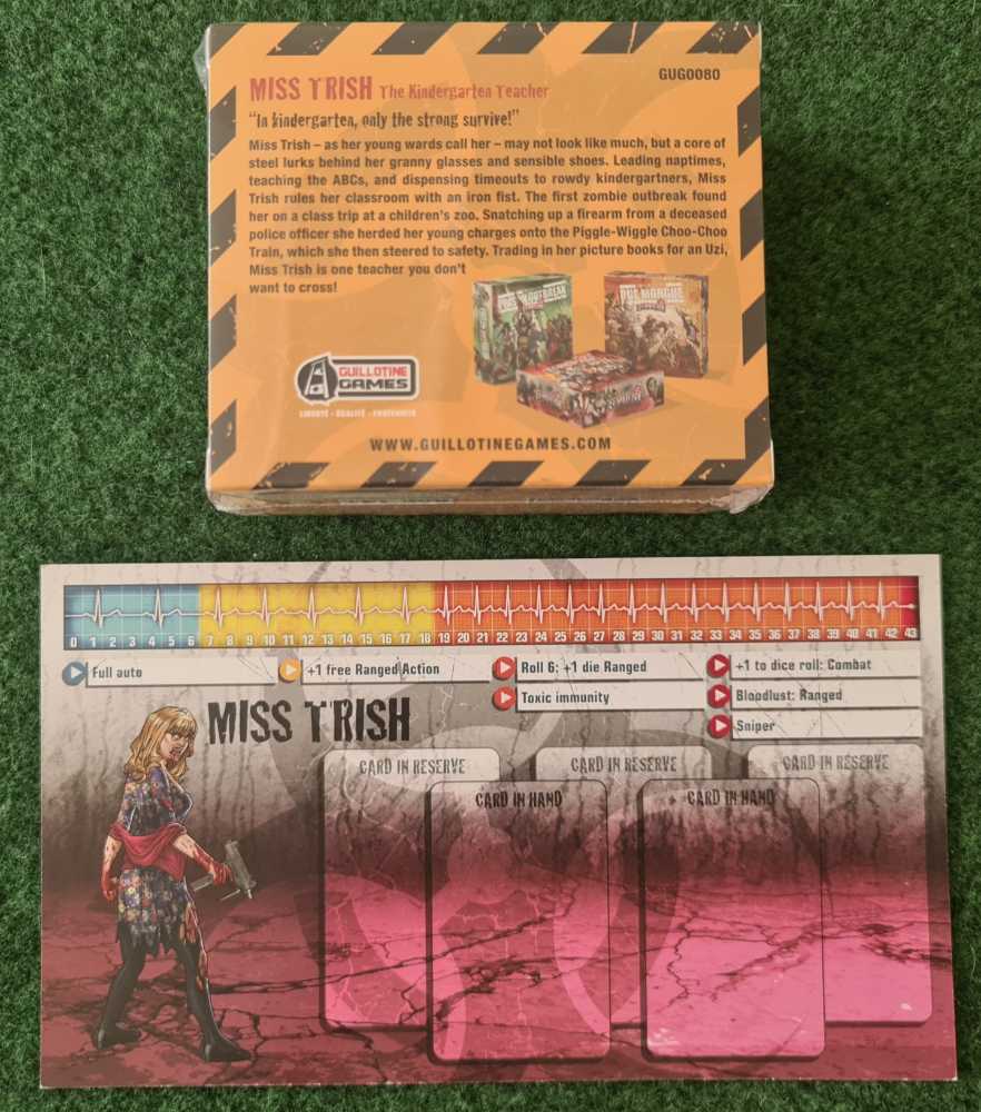 Zombicide: Miss Trish Promo Character (KS Exclusive)  (1-6) board game collectible - Main Image 2