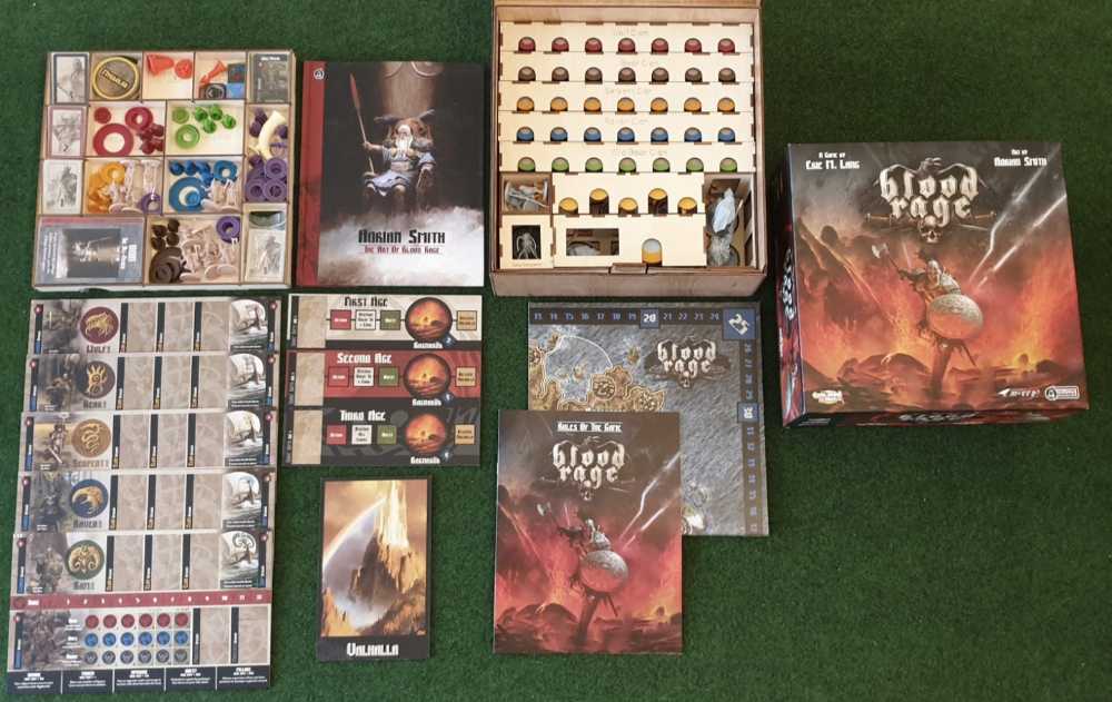 Blood Rage: Storage Box (Kickstarter Version) - Basically Wooden  (2-4) board game collectible - Main Image 4