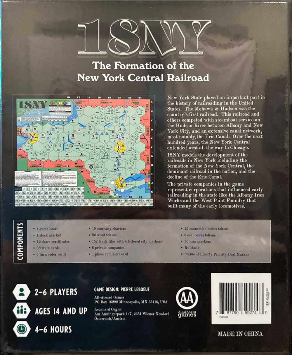 18NY  (2-6) board game collectible [Barcode 787790592747] - Main Image 2