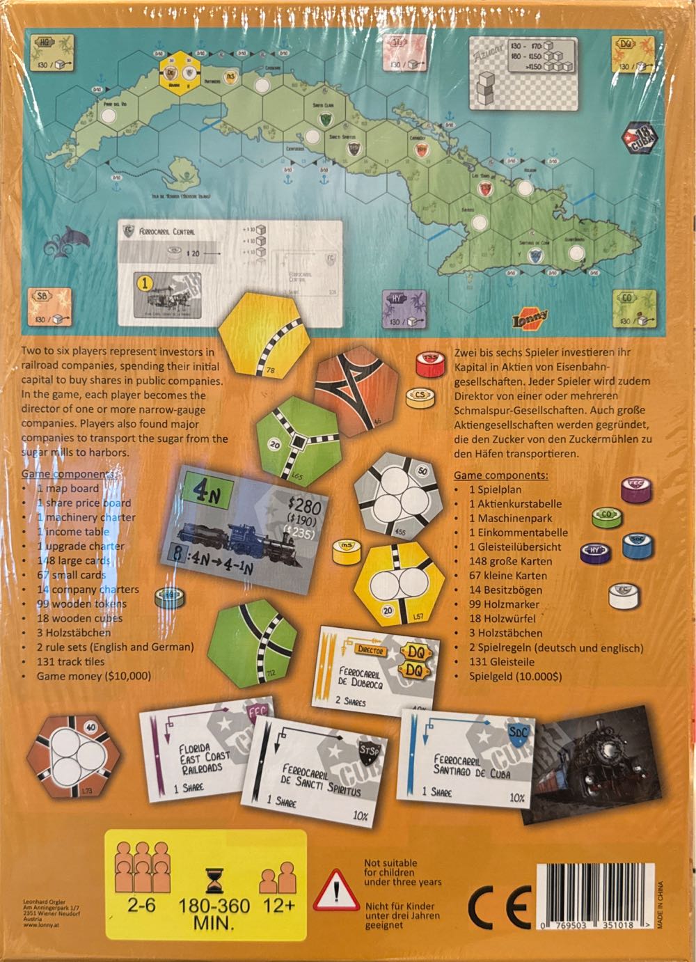 18Cuba  (2-6) board game collectible [Barcode 769503351018] - Main Image 2
