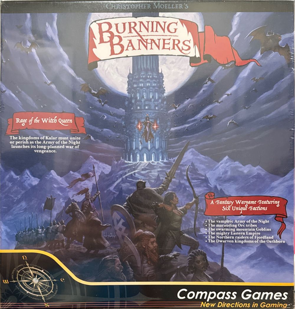 Burning Banners: Rage Of The Witch Queen  (2-6) board game collectible [Barcode 197644616701] - Main Image 1