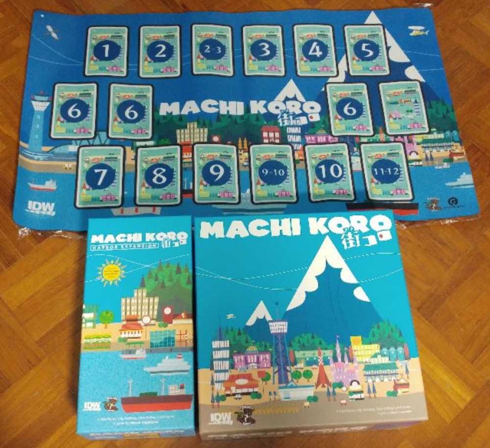 Machi Koro: Play Mat  (2-4) board game collectible - Main Image 2