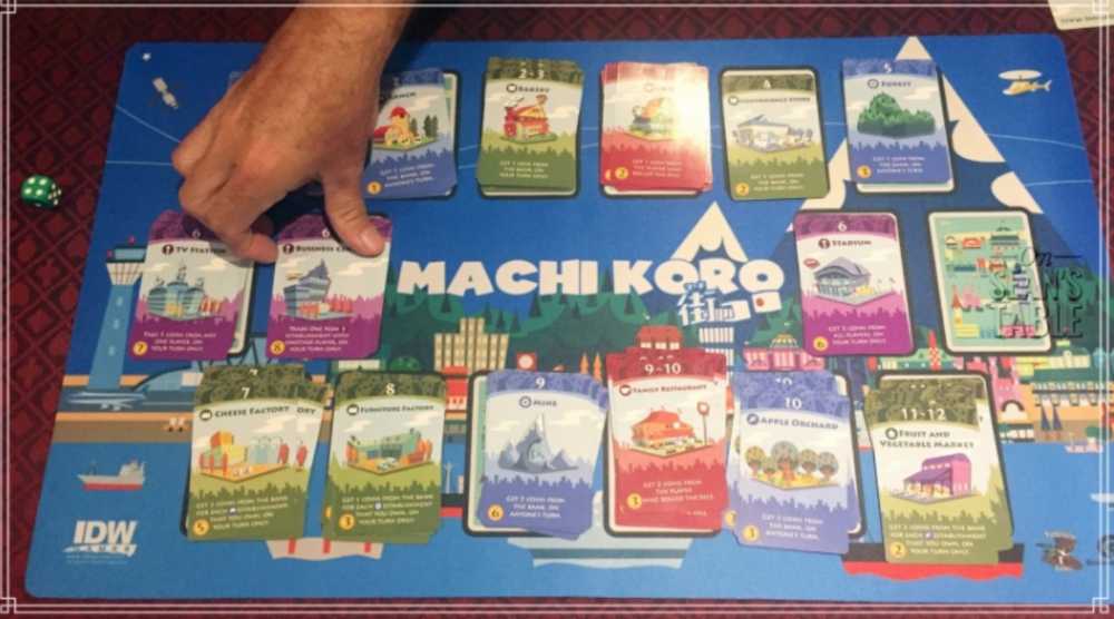 Machi Koro: Play Mat  (2-4) board game collectible - Main Image 4