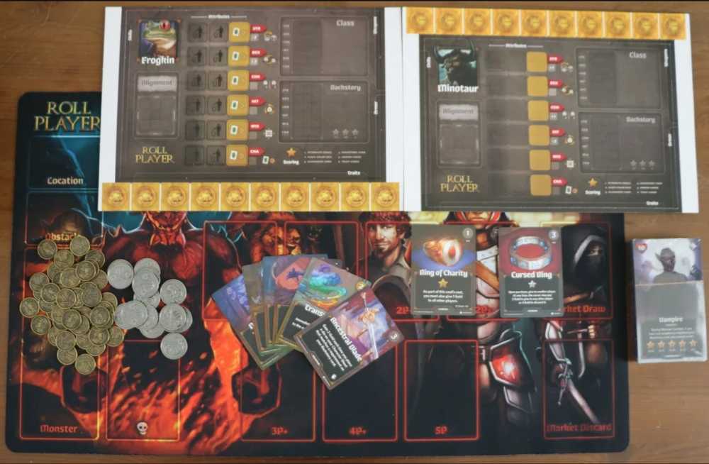 Roll Player: Play Mat  (1-4) board game collectible - Main Image 4