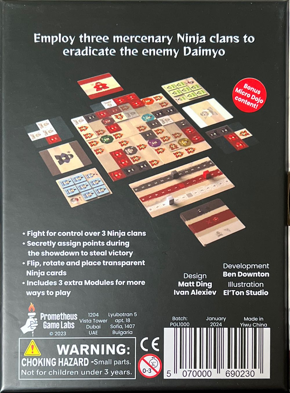 99 Ninja  (1-2) board game collectible [Barcode 5070000690230] - Main Image 2