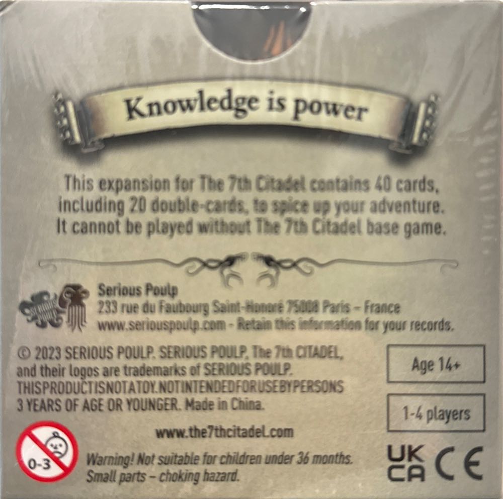 The 7th Citadel Knowledge is Power  (1-4) board game collectible [Barcode 3760212170508] - Main Image 2