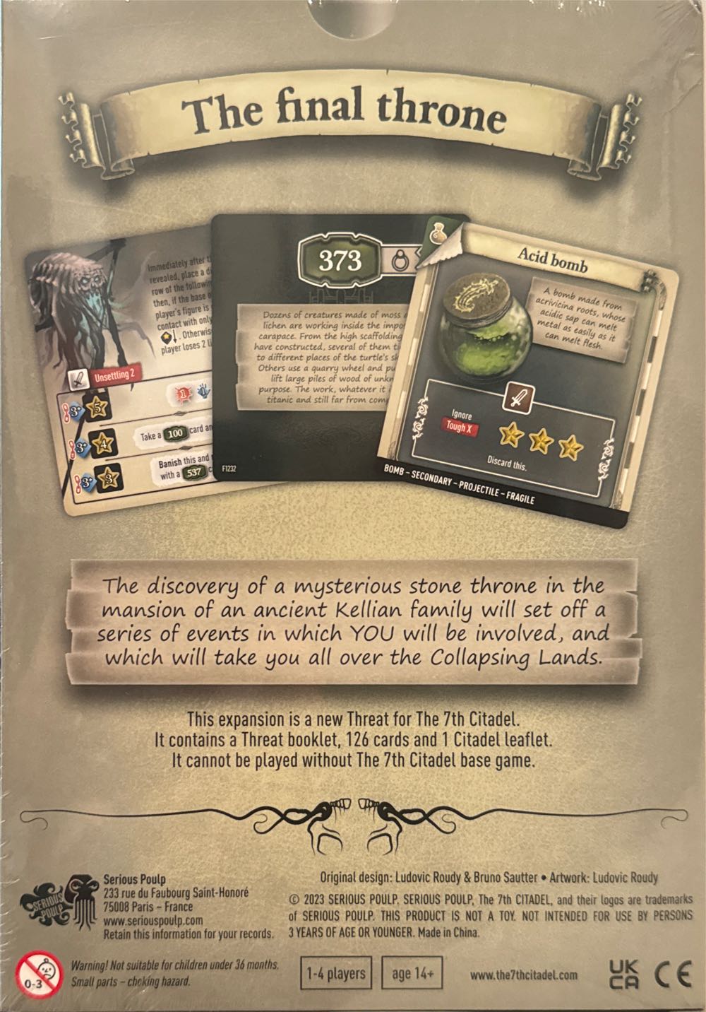 The 7th Citadel: The Final Throne  (1-4) board game collectible [Barcode 3760212170485] - Main Image 2